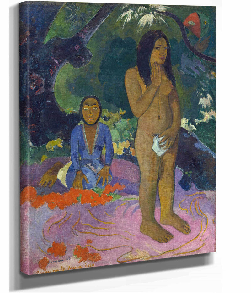 Parau Na Te Varua Ino Words Of The Devil by Paul Gauguin