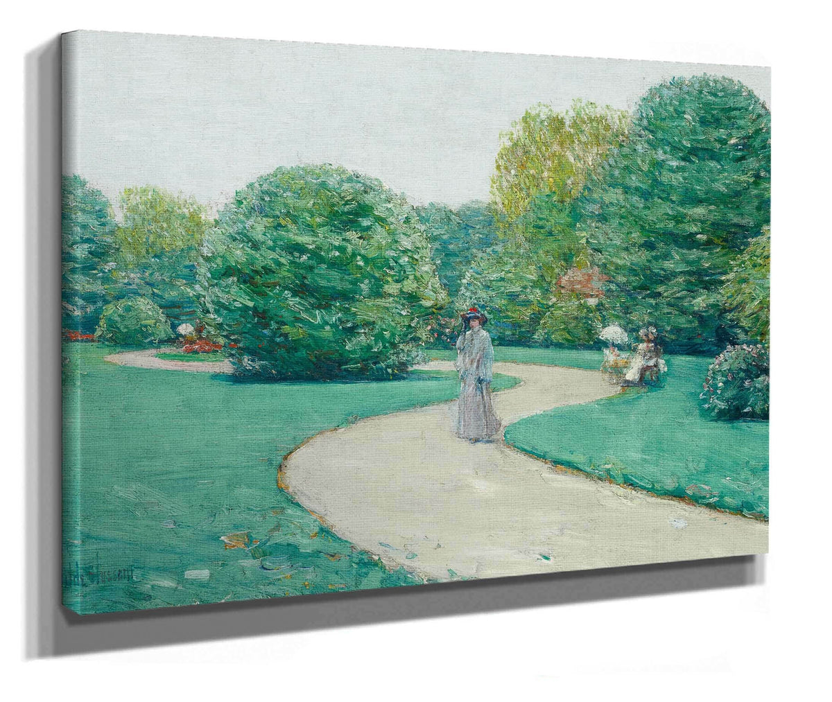 Parc Monceaux Paris by Childe Hassam