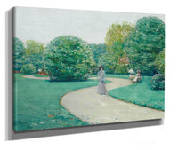 Parc Monceaux Paris by Childe Hassam