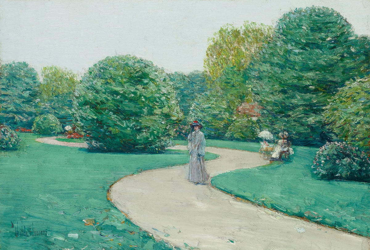 Parc Monceaux Paris by Childe Hassam