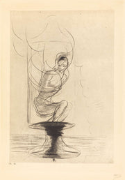 Parfois On Trouve Un Vieux Flacon Qui Se Souvient Dou Jaillit Toute Vive Une Ame Qui Revient by Odilon Redon