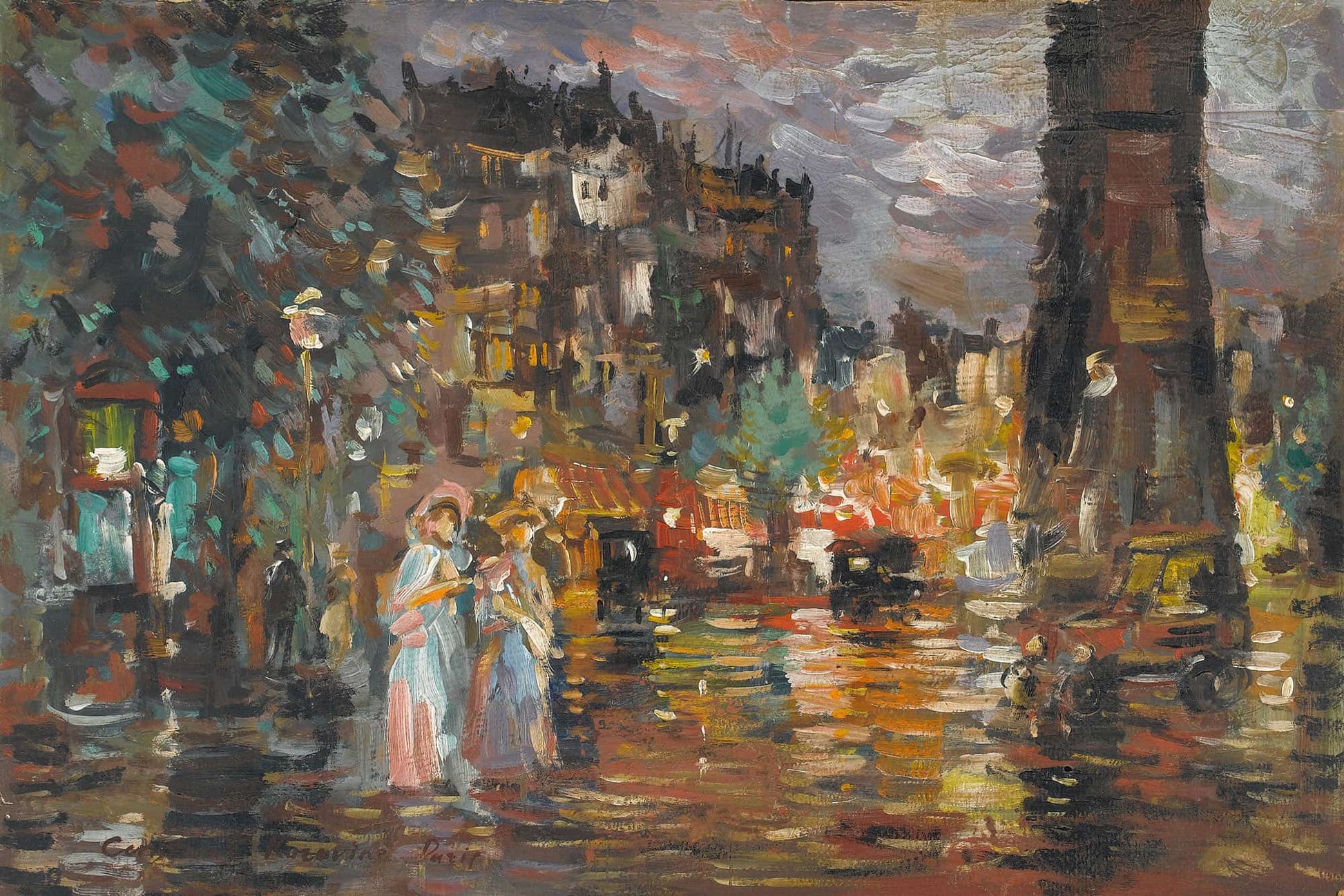 Paris by Konstantin Alexeevich Korovin