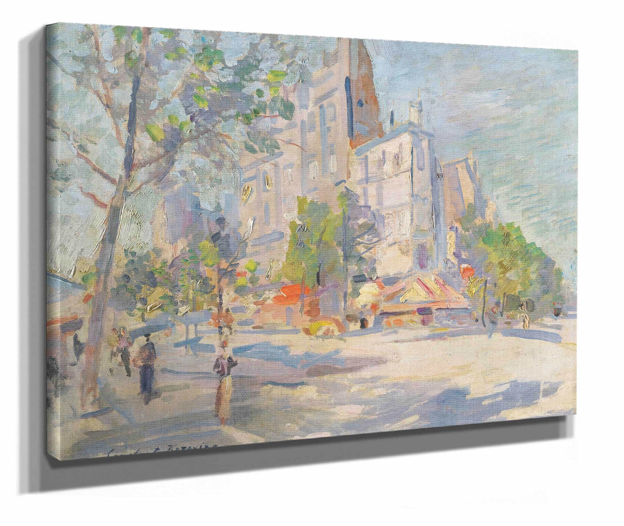 Paris In Spring by Konstantin Alexeevich Korovin