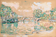 Paris Le Pont Marie by Paul Signac