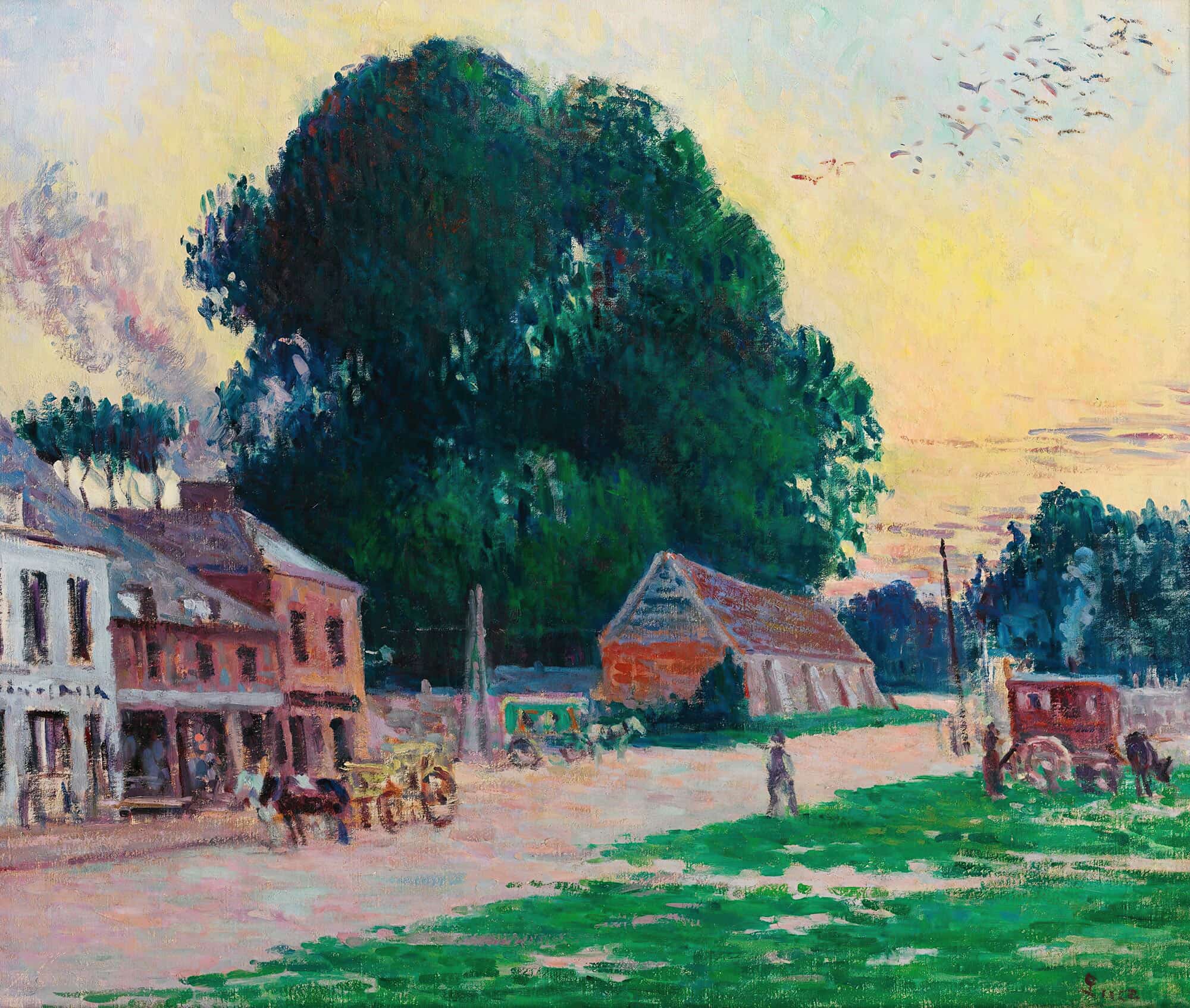 Paris Le Quartier De Vaugirard by Maximilien Luce