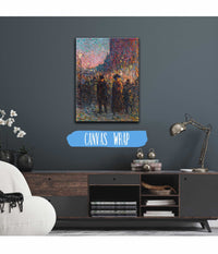 Paris Les Boulevards La Nuit by Maximilien Luce