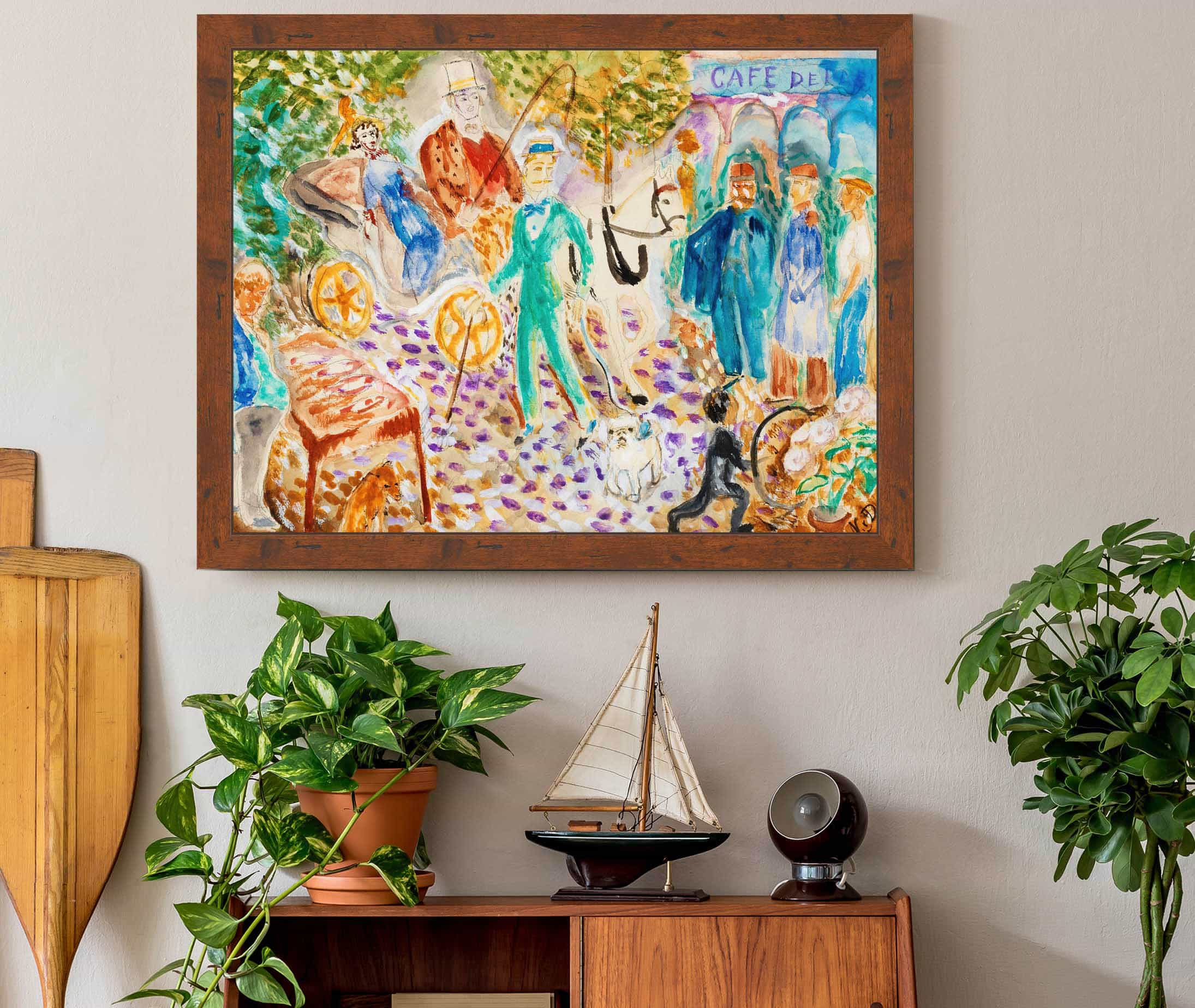 Parisergata by Nils Dardel