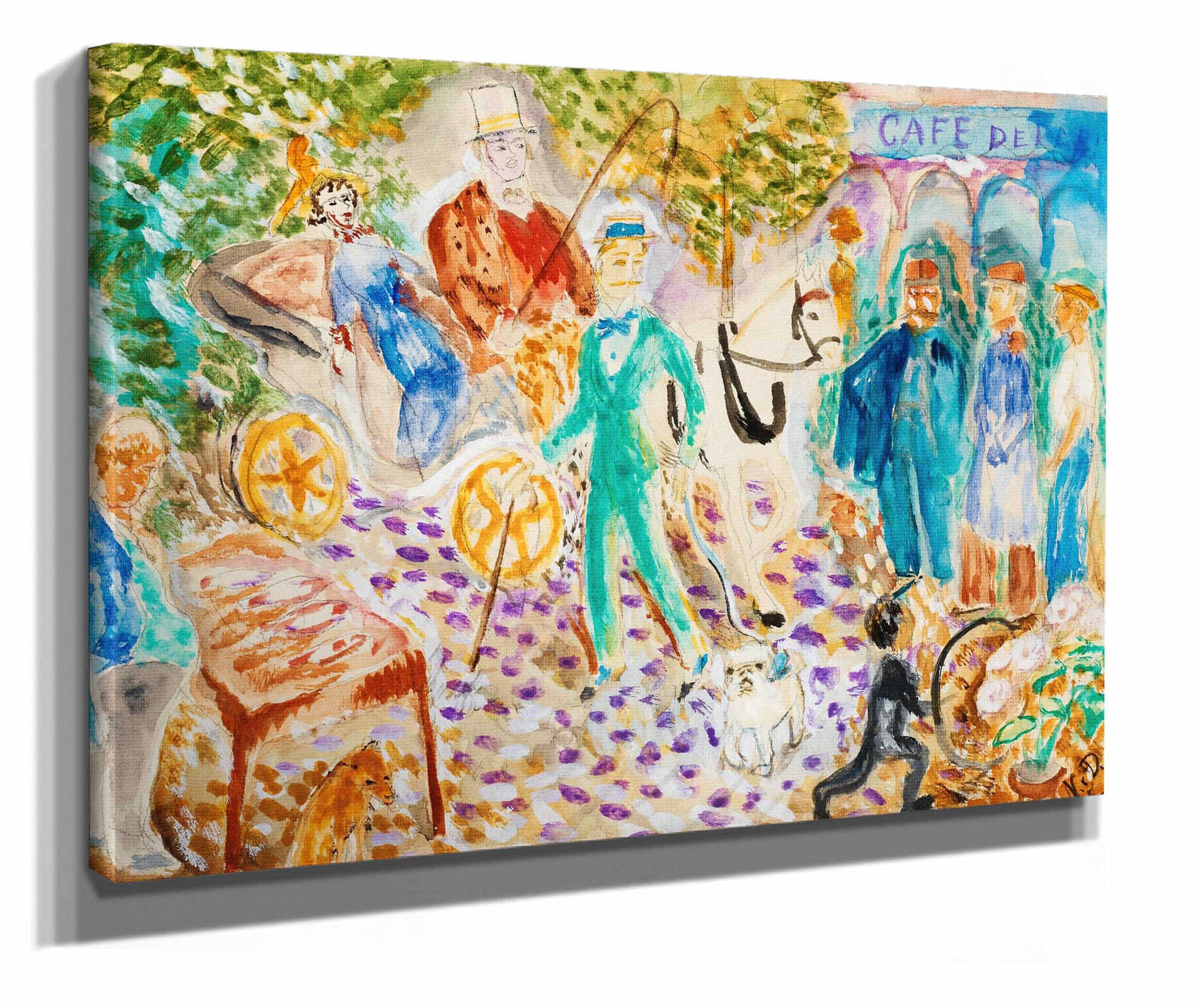Parisergata by Nils Dardel
