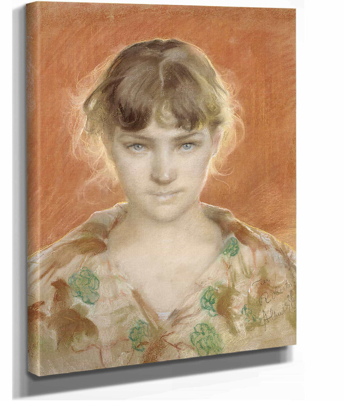 Parisian Model In A Dressing Gown by Albert Edelfelt