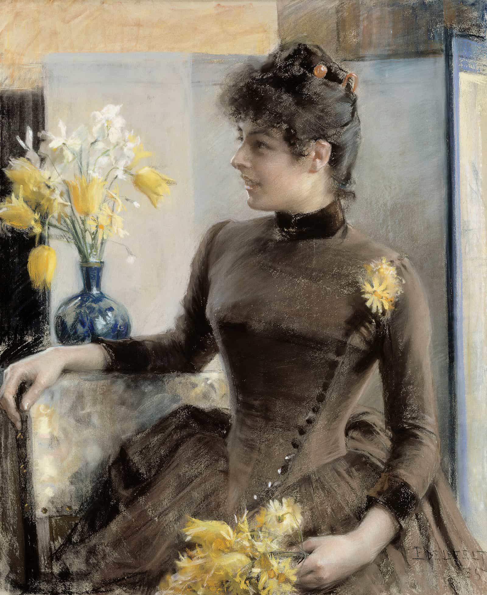 Parisienne by Albert Edelfelt