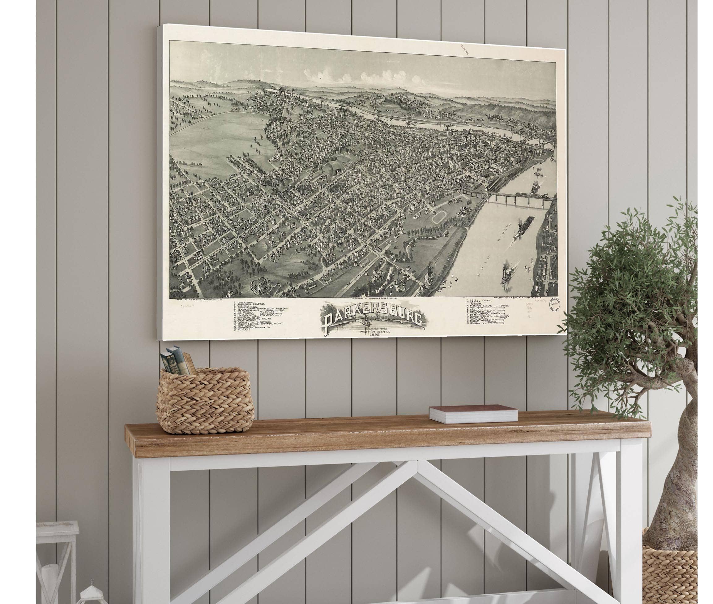Parkersburg West Virginia 1899  State Of West Virginia
