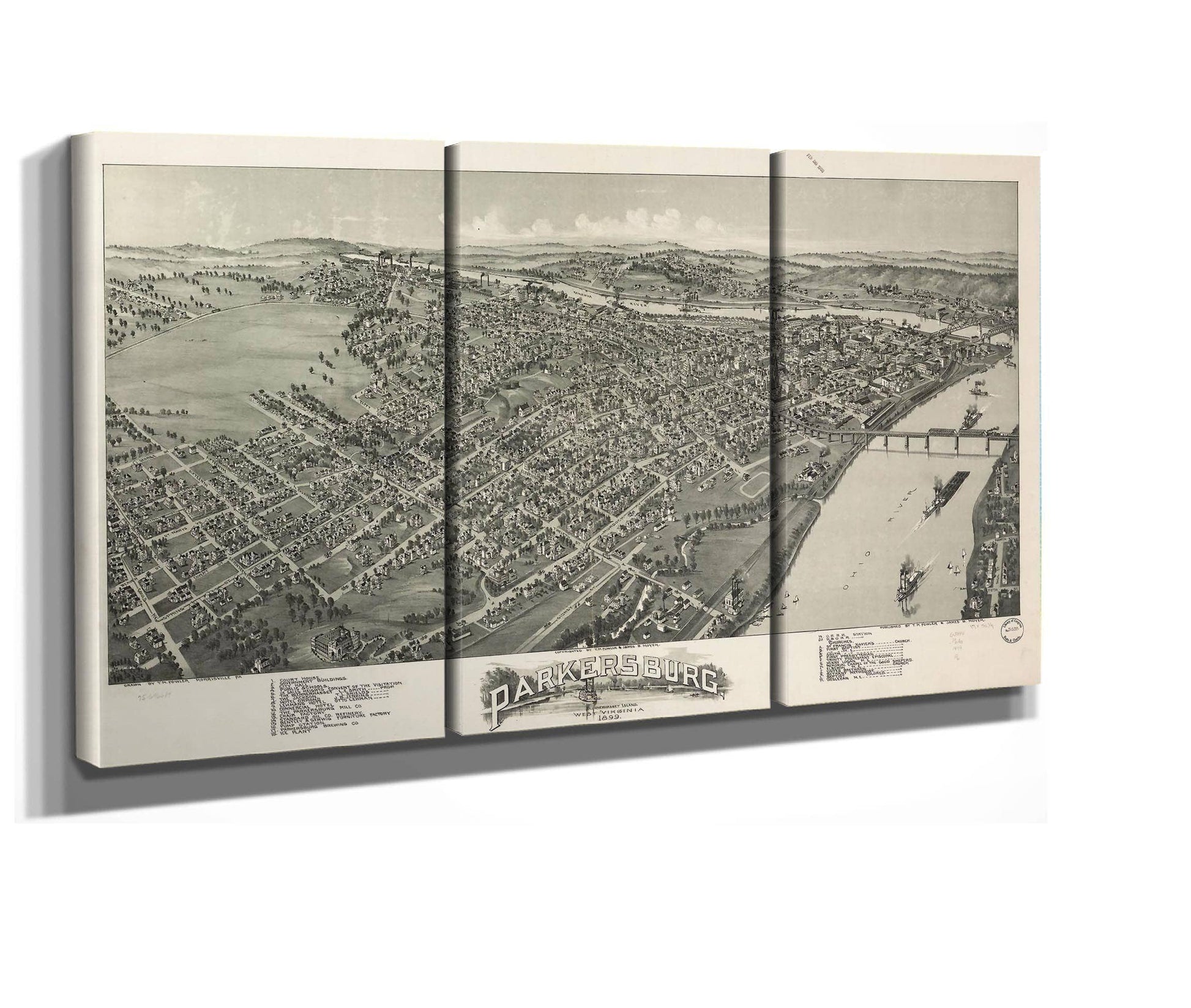Parkersburg West Virginia 1899  State Of West Virginia