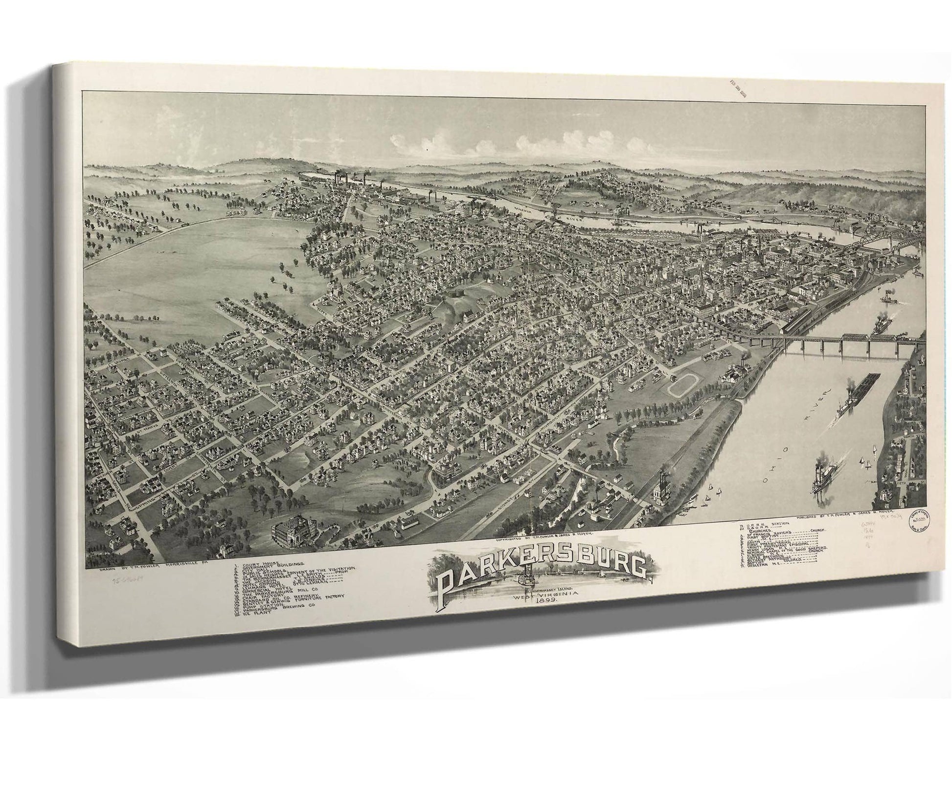 Parkersburg West Virginia 1899  State Of West Virginia