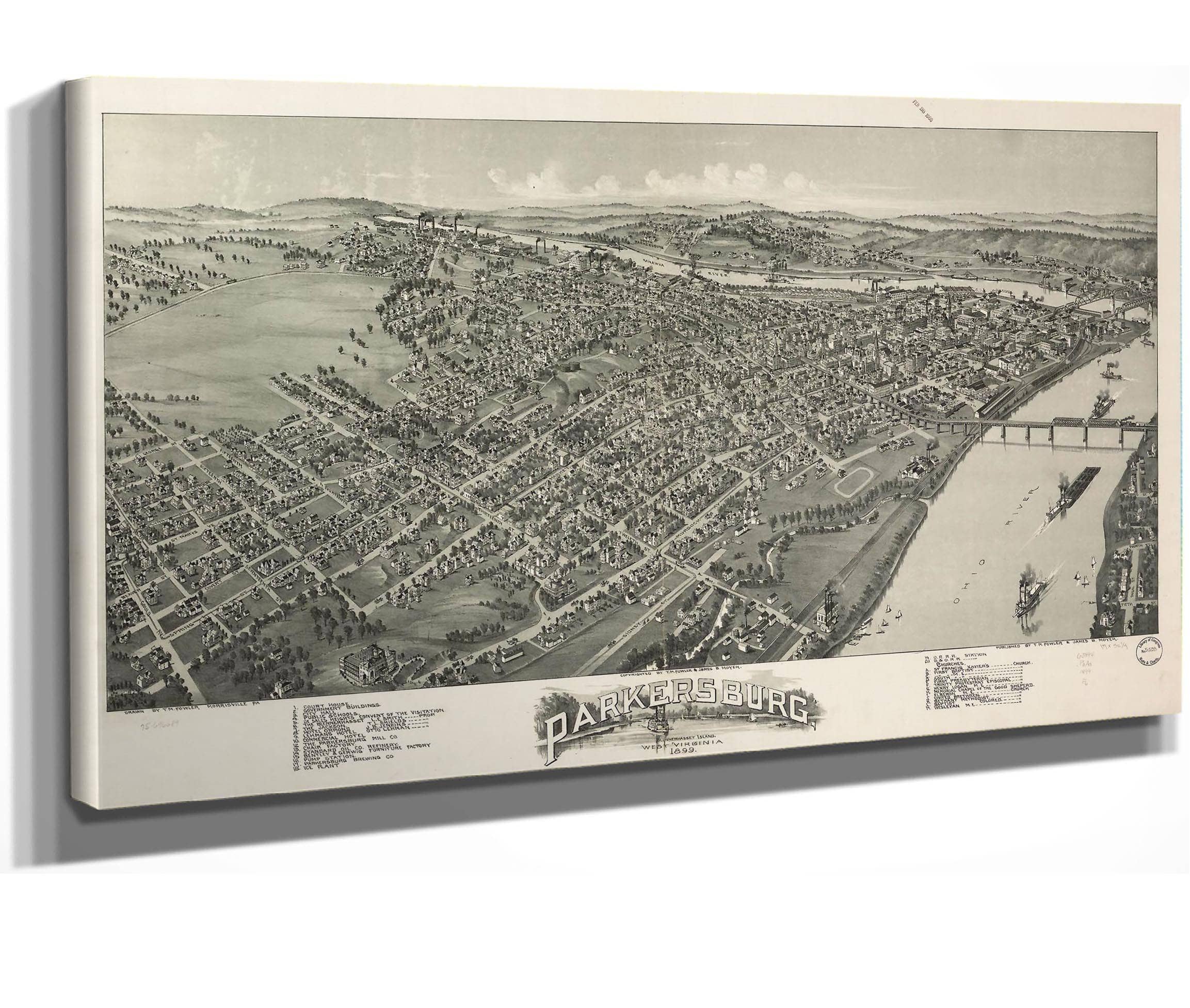 Parkersburg West Virginia 1899  State Of West Virginia