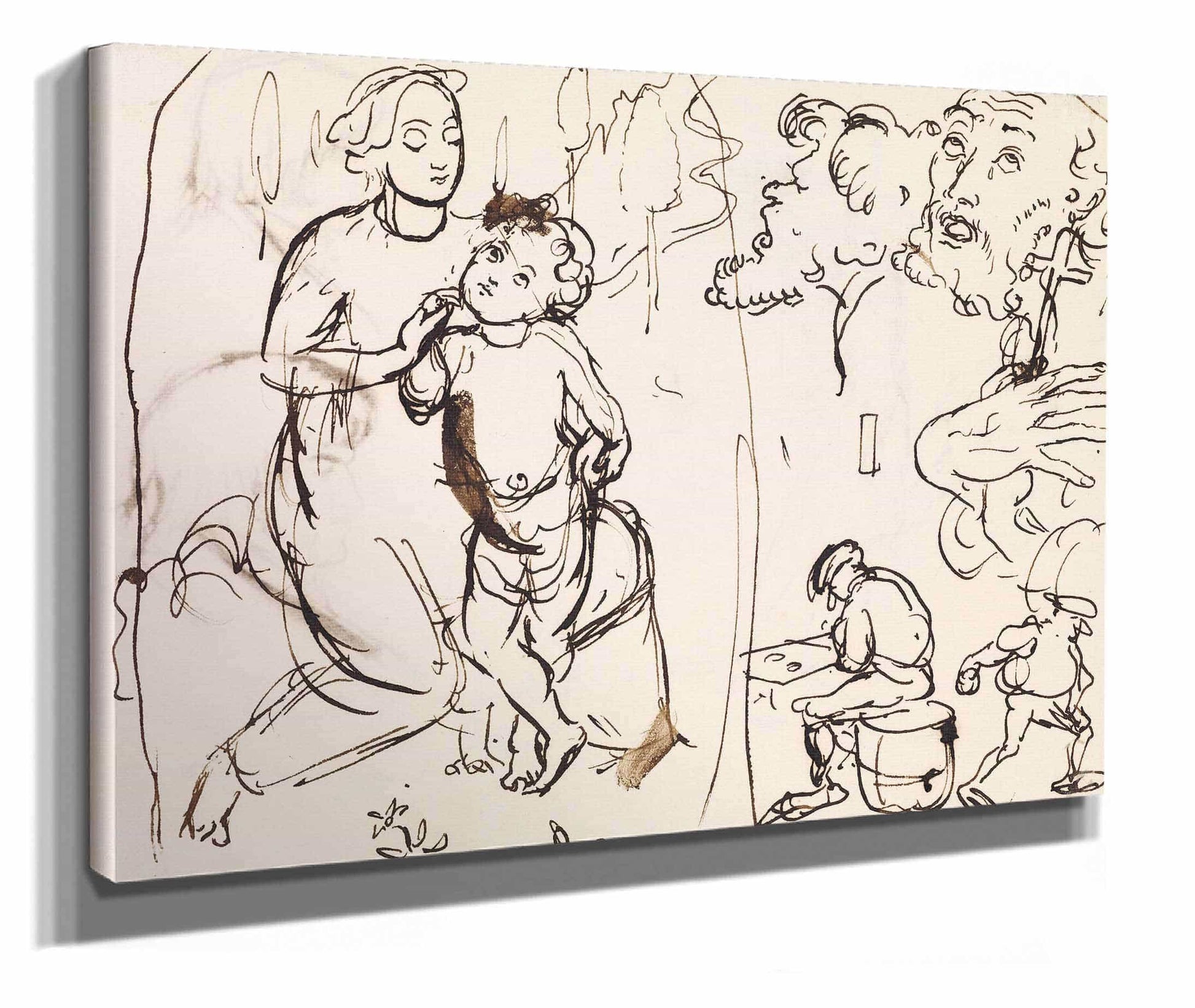 Parodies Of Old Masters by Sir John Everett Millais
