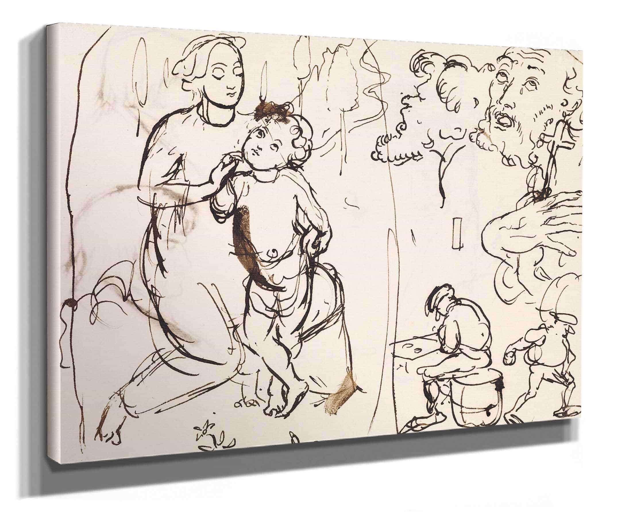 Parodies Of Old Masters by Sir John Everett Millais