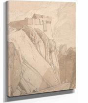 Part Of The Old Fortifications At Saint Lo Normandy by John Sell Cotman
