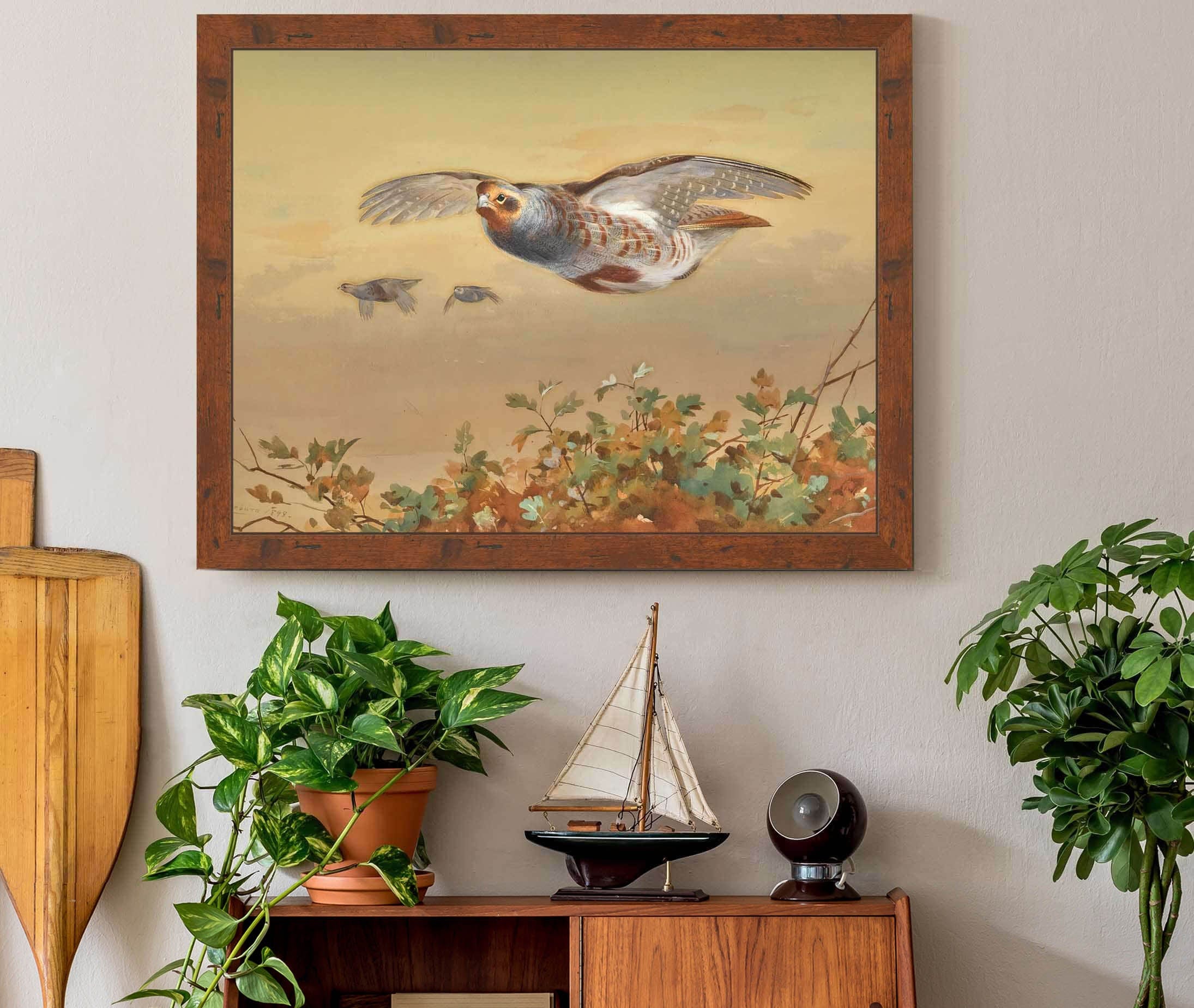 Partridge In Flight by Archibald Thorburn