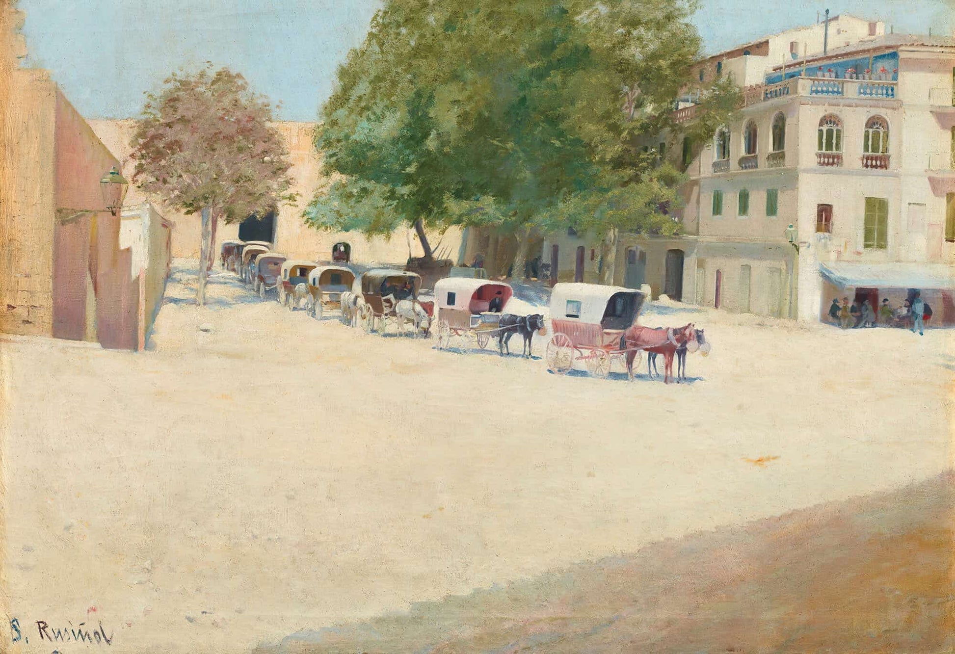 Paseo De Mallorca by Santiago Rusinol