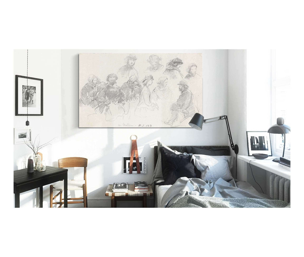 Passengers On Shipboard by Eugene Boudin