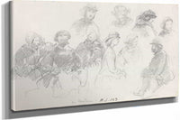 Passengers On Shipboard by Eugene Boudin