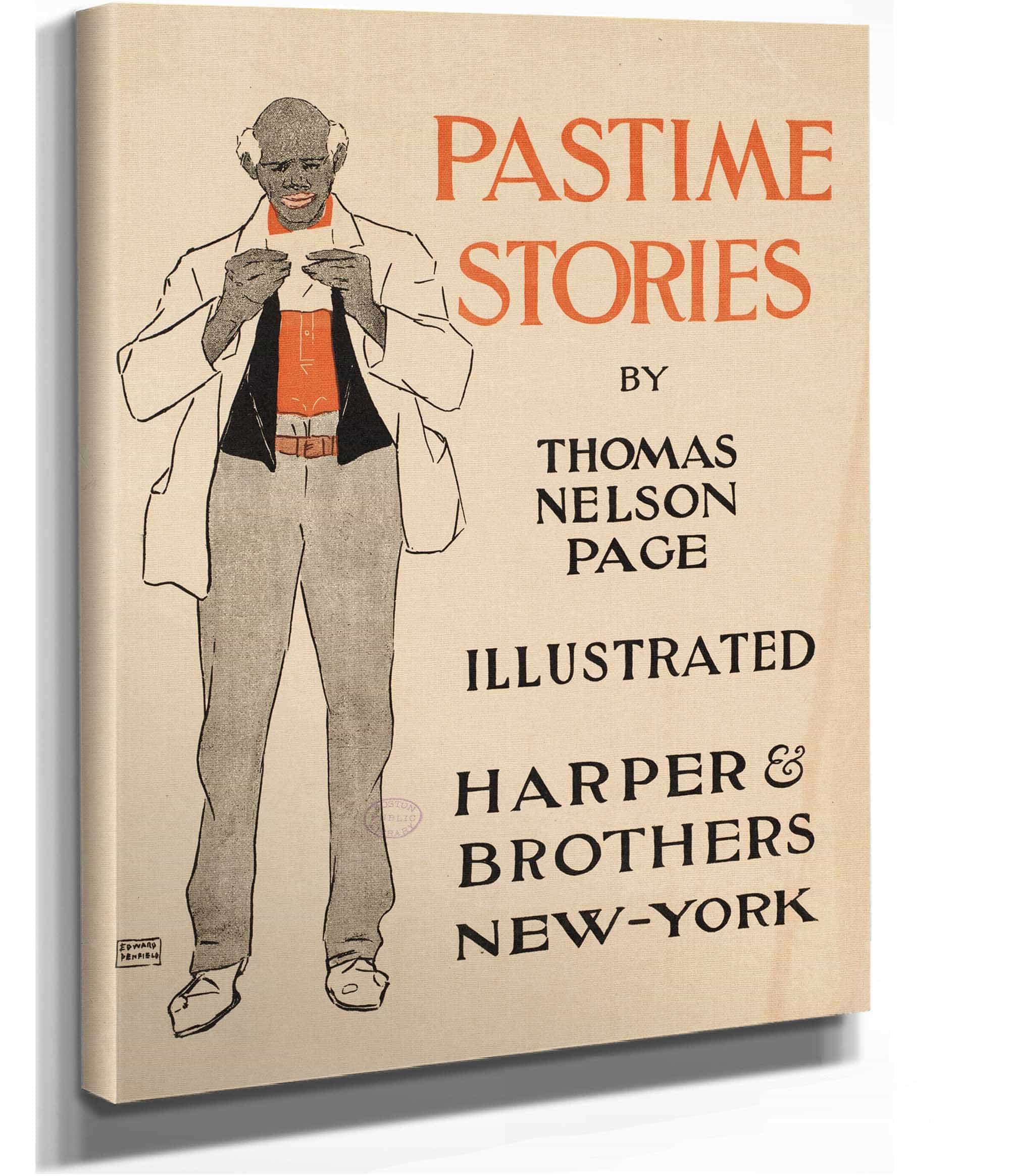 Pastime Stories By Thomas Nelson Page by Edward Penfield