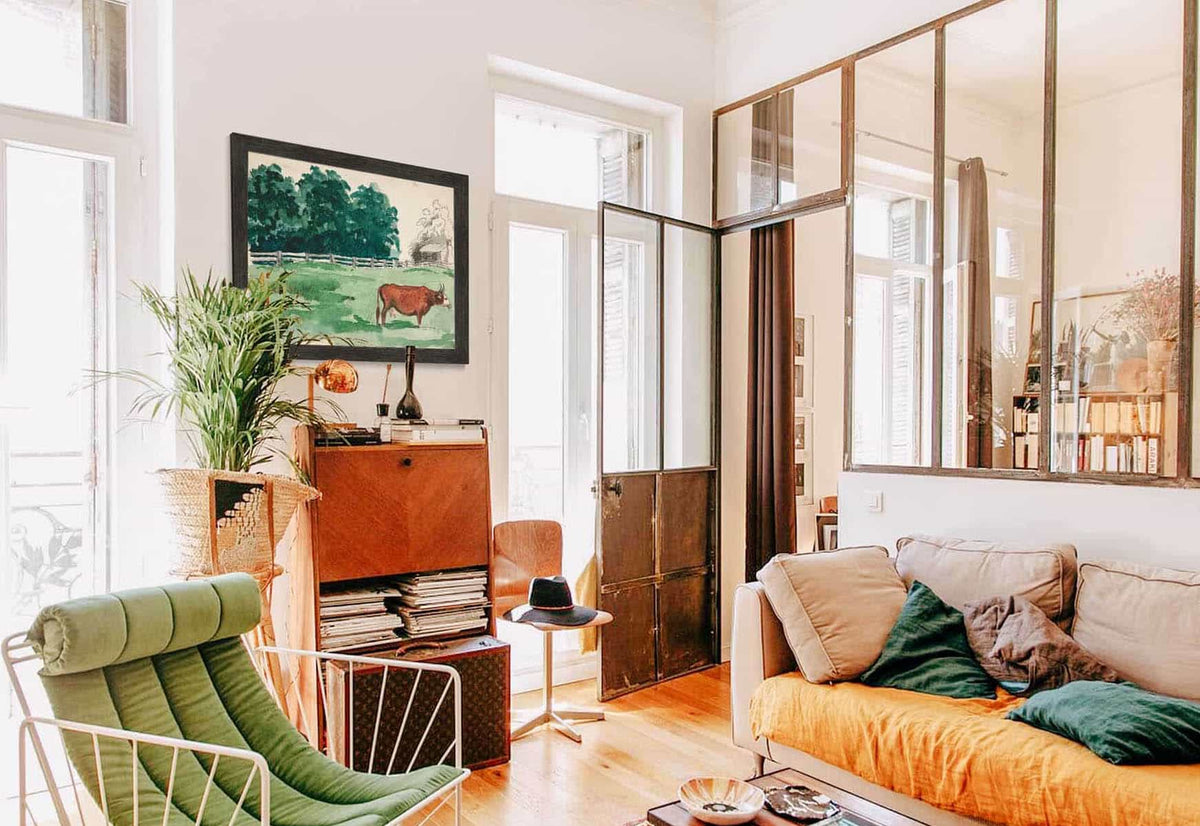 Pasture Scene With Cow In Foreground by Edwin Austin Abbey