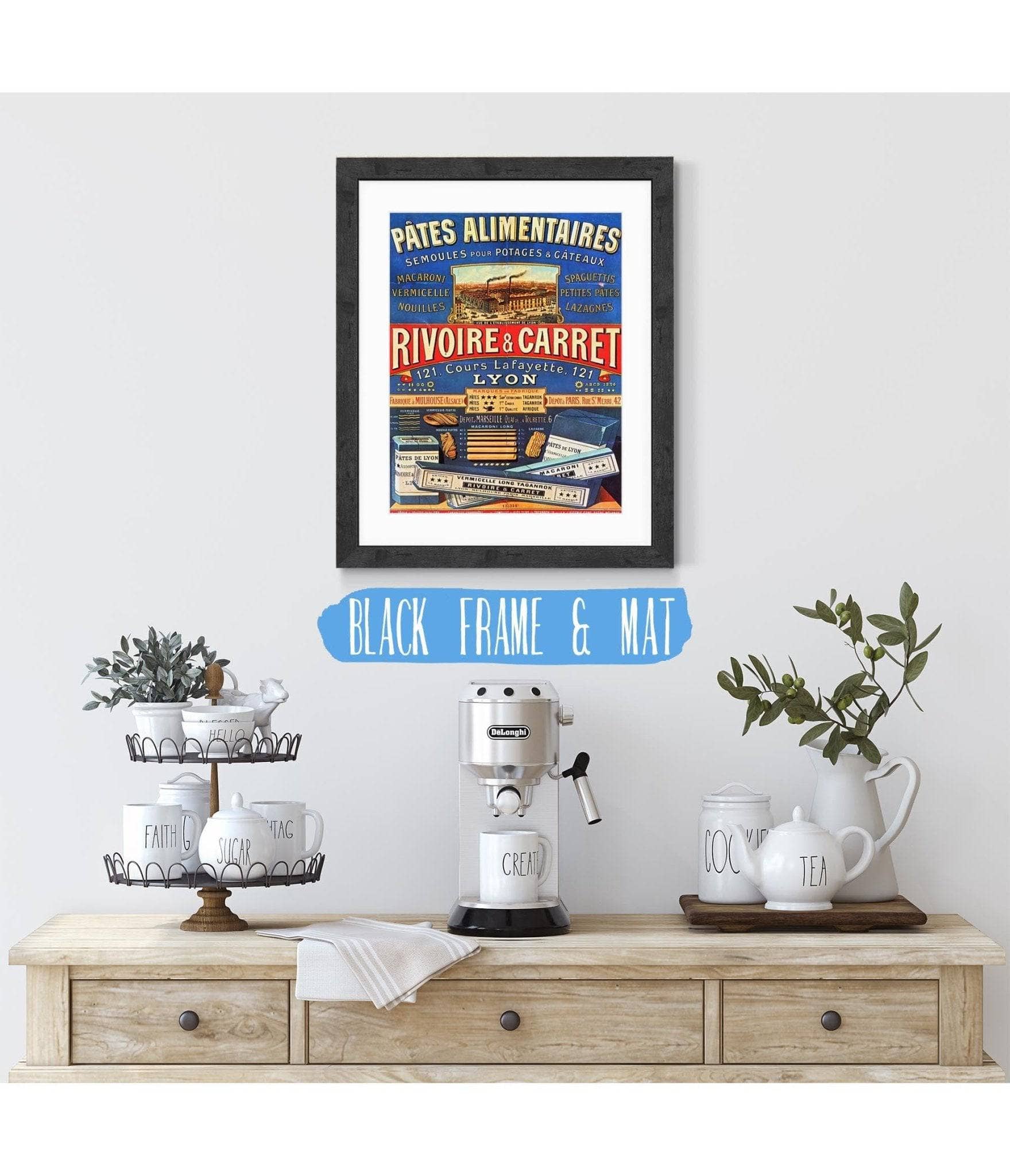 Pates Alimentaires, Rivoire & Carret French Food Ad