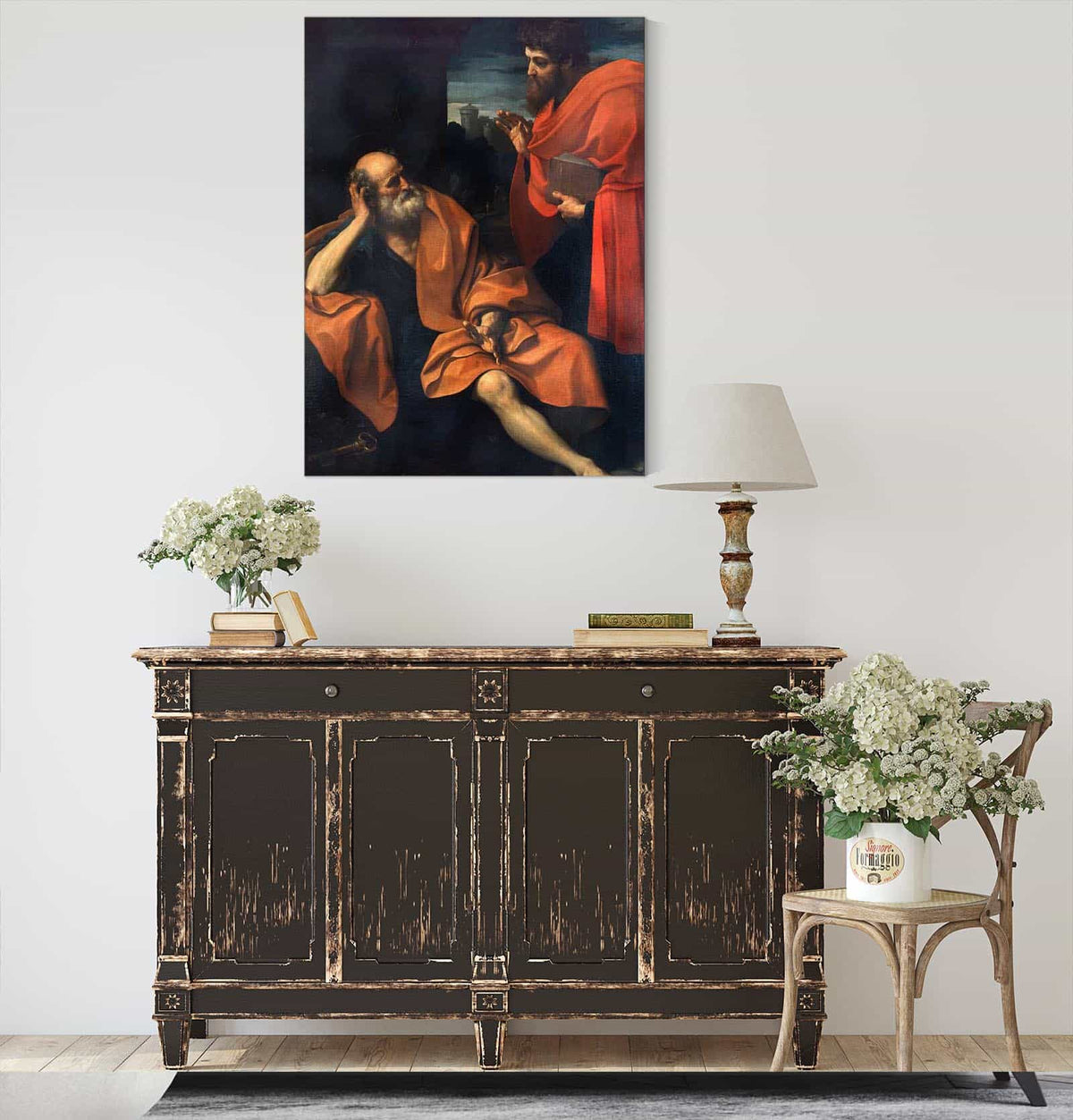 Paul Rebukes The Repentant Peter by Guido Reni