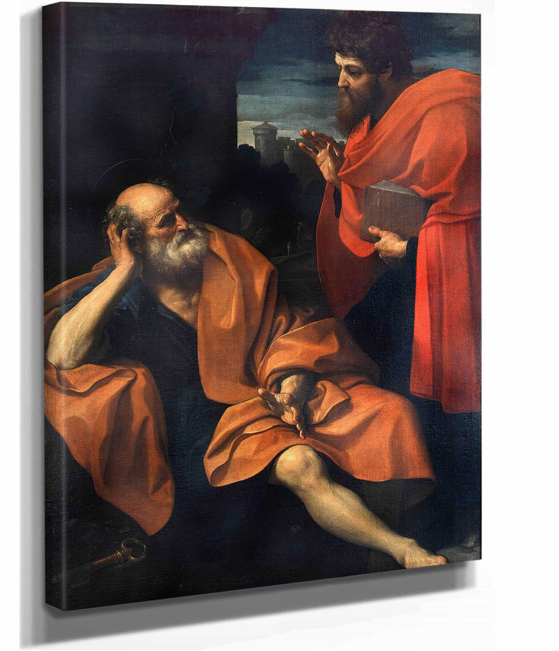 Paul Rebukes The Repentant Peter by Guido Reni