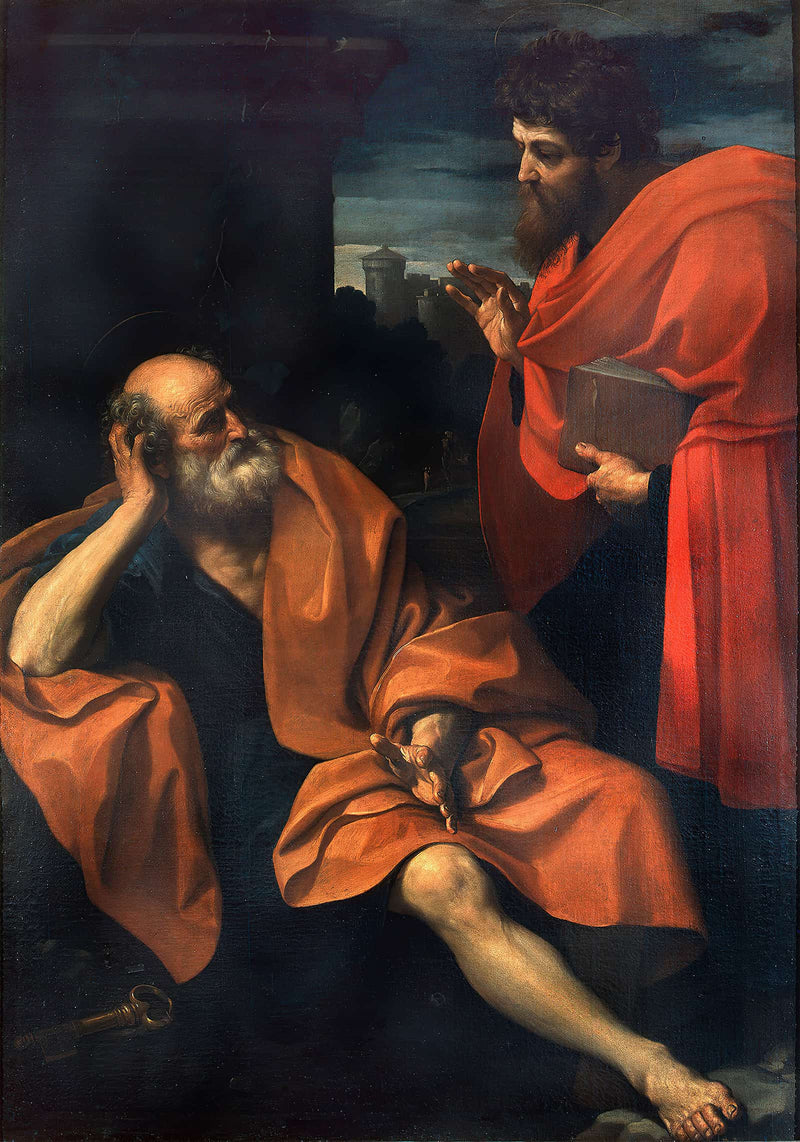Paul Rebukes The Repentant Peter by Guido Reni