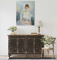 Paule Gobillard En Robe De Bal by Berthe Morisot