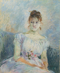 Paule Gobillard En Robe De Bal by Berthe Morisot