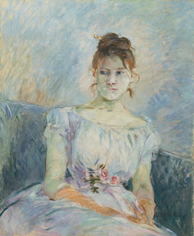 Paule Gobillard En Robe De Bal by Berthe Morisot