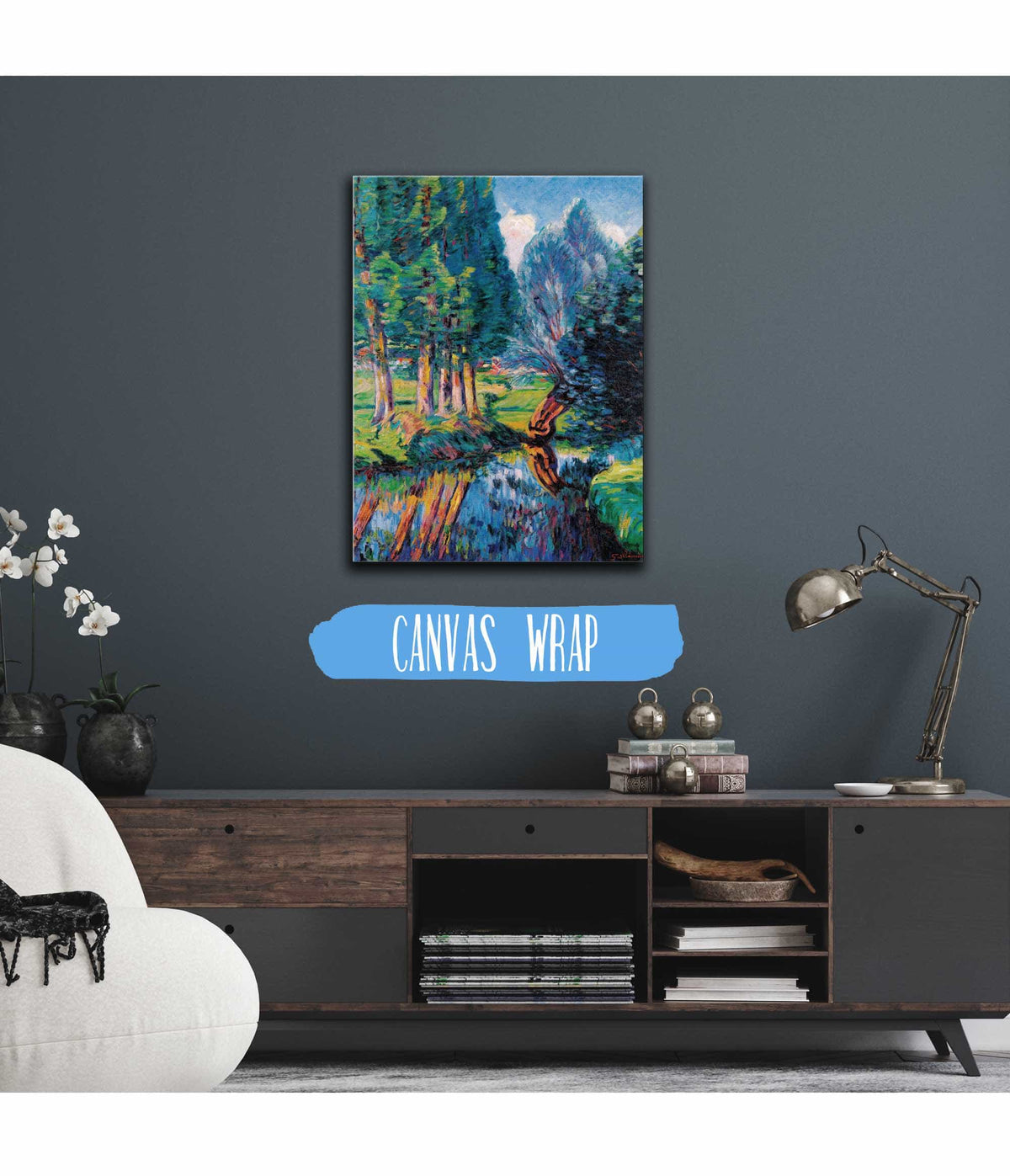 Paysage A Breuillet by Armand Guillaumin