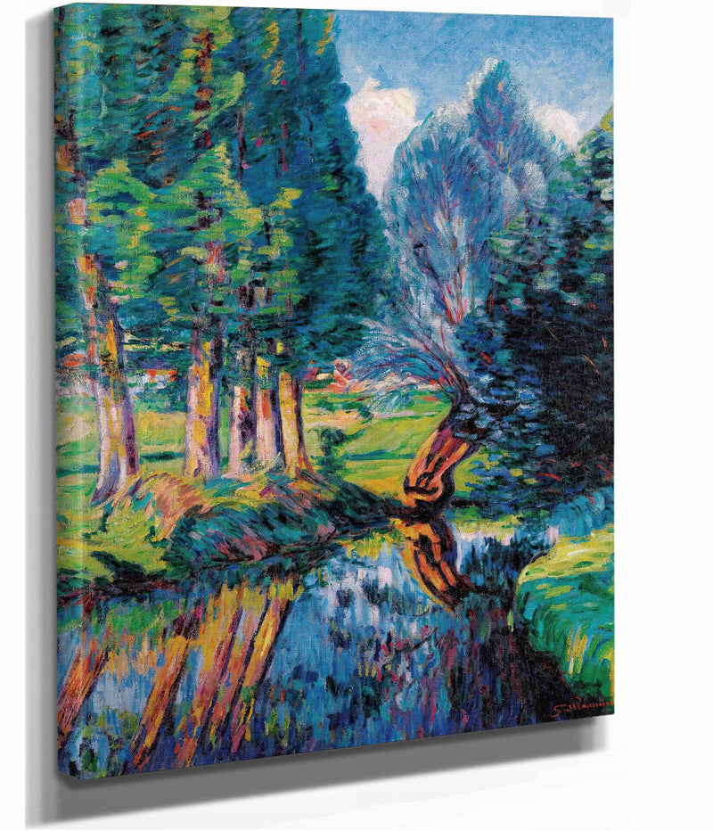 Paysage A Breuillet by Armand Guillaumin