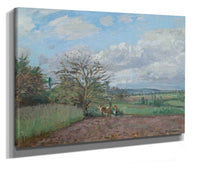 Paysage Avec Une Vachere by Camille Pissarro