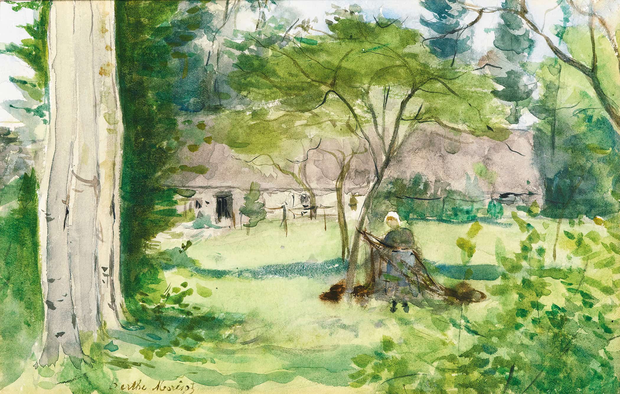 Paysage by Berthe Morisot