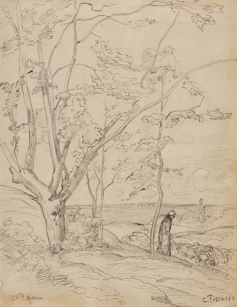 Paysage by Camille Pissarro