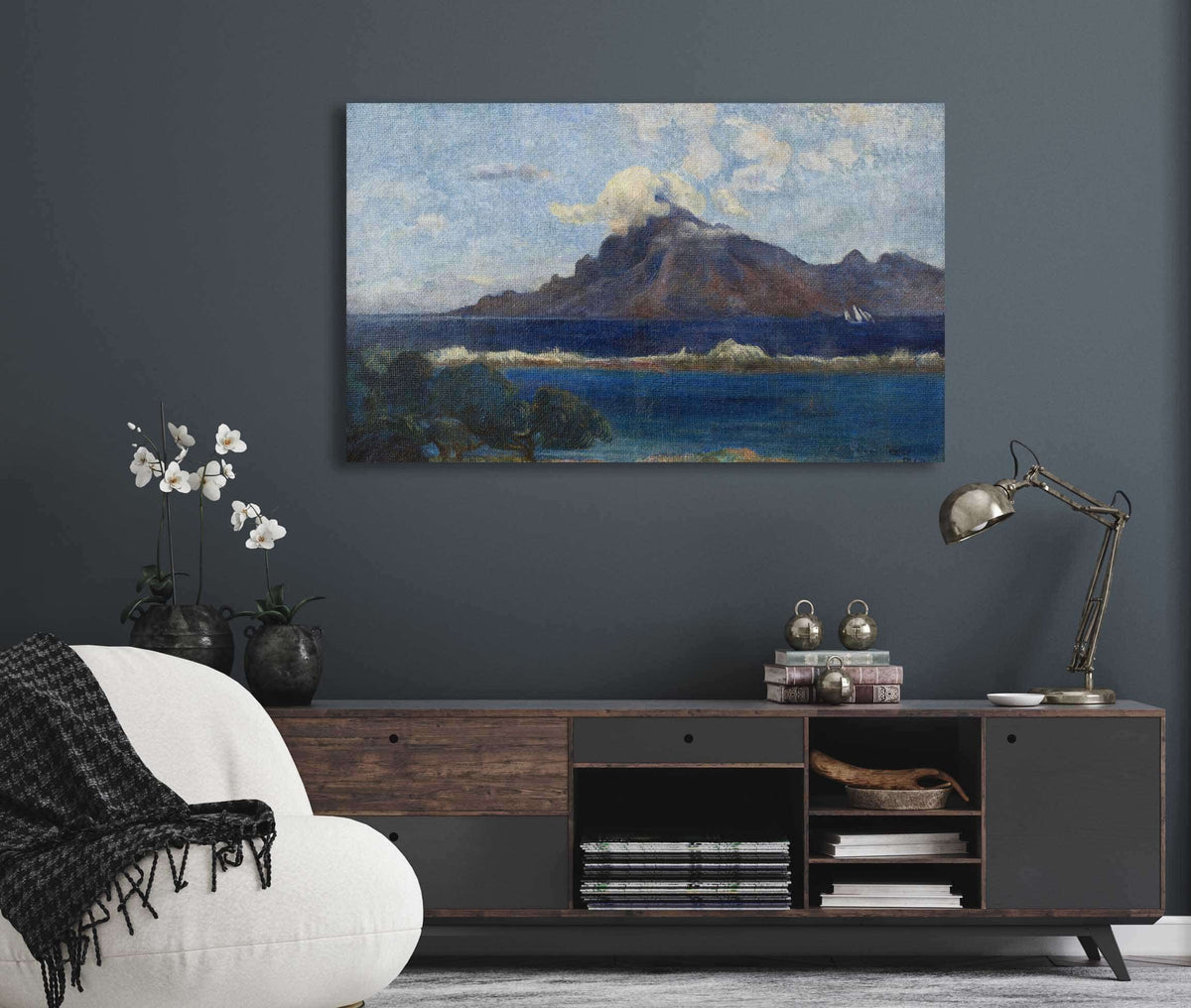 Paysage De Te Vaa by Paul Gauguin