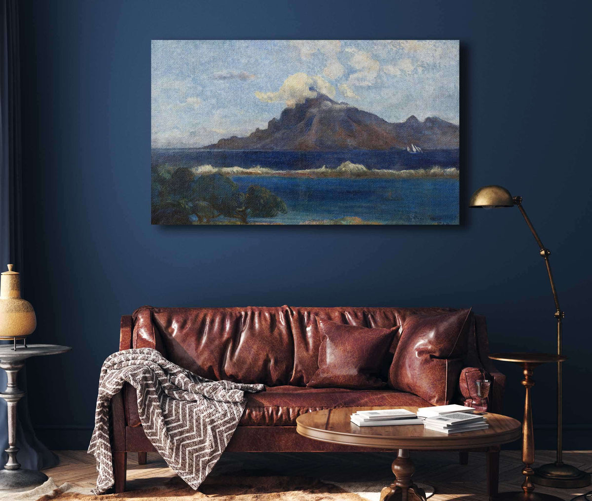 Paysage De Te Vaa by Paul Gauguin