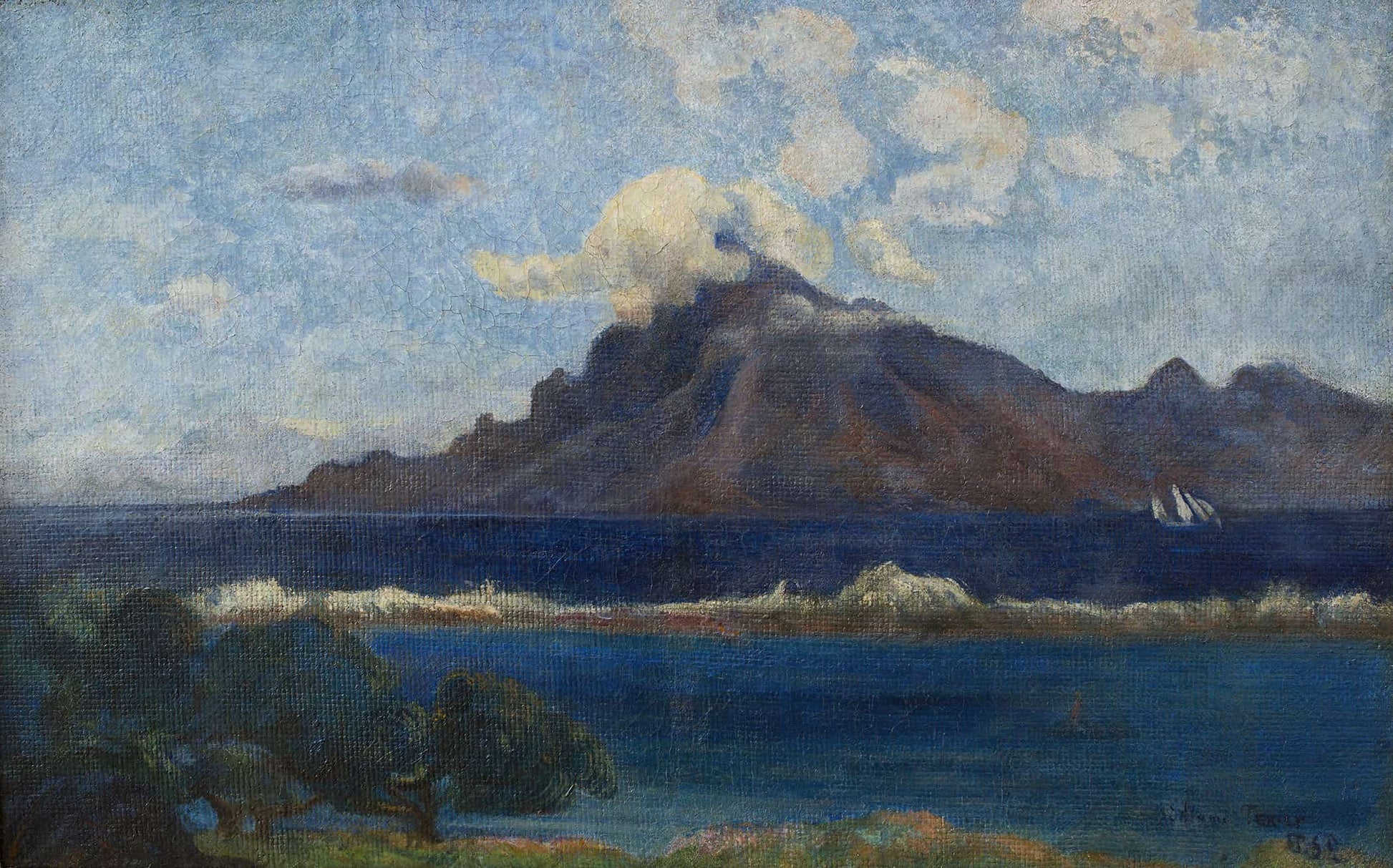 Paysage De Te Vaa by Paul Gauguin