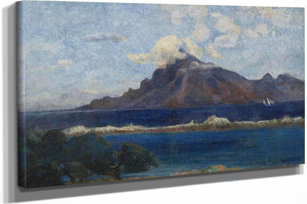 Paysage De Te Vaa by Paul Gauguin