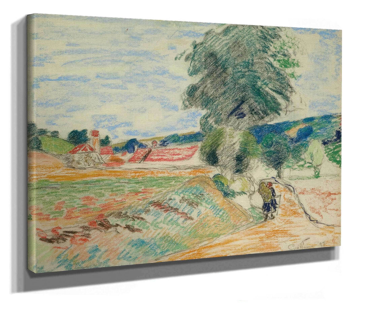 Paysage Dile De France by Armand Guillaumin