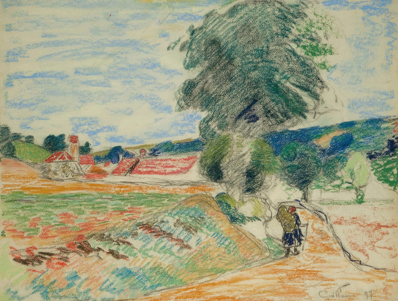 Paysage Dile De France by Armand Guillaumin