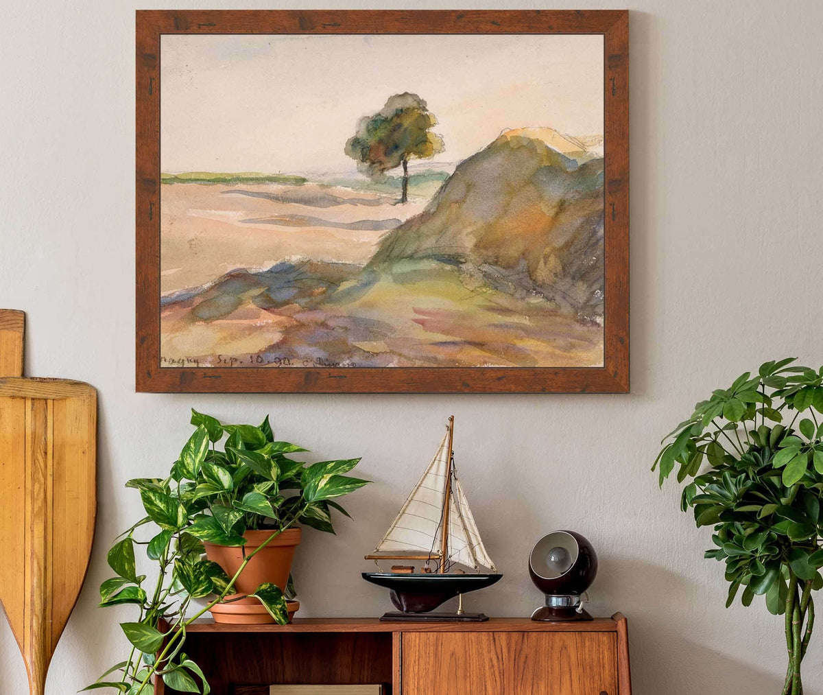 Paysage Eragny by Camille Pissarro