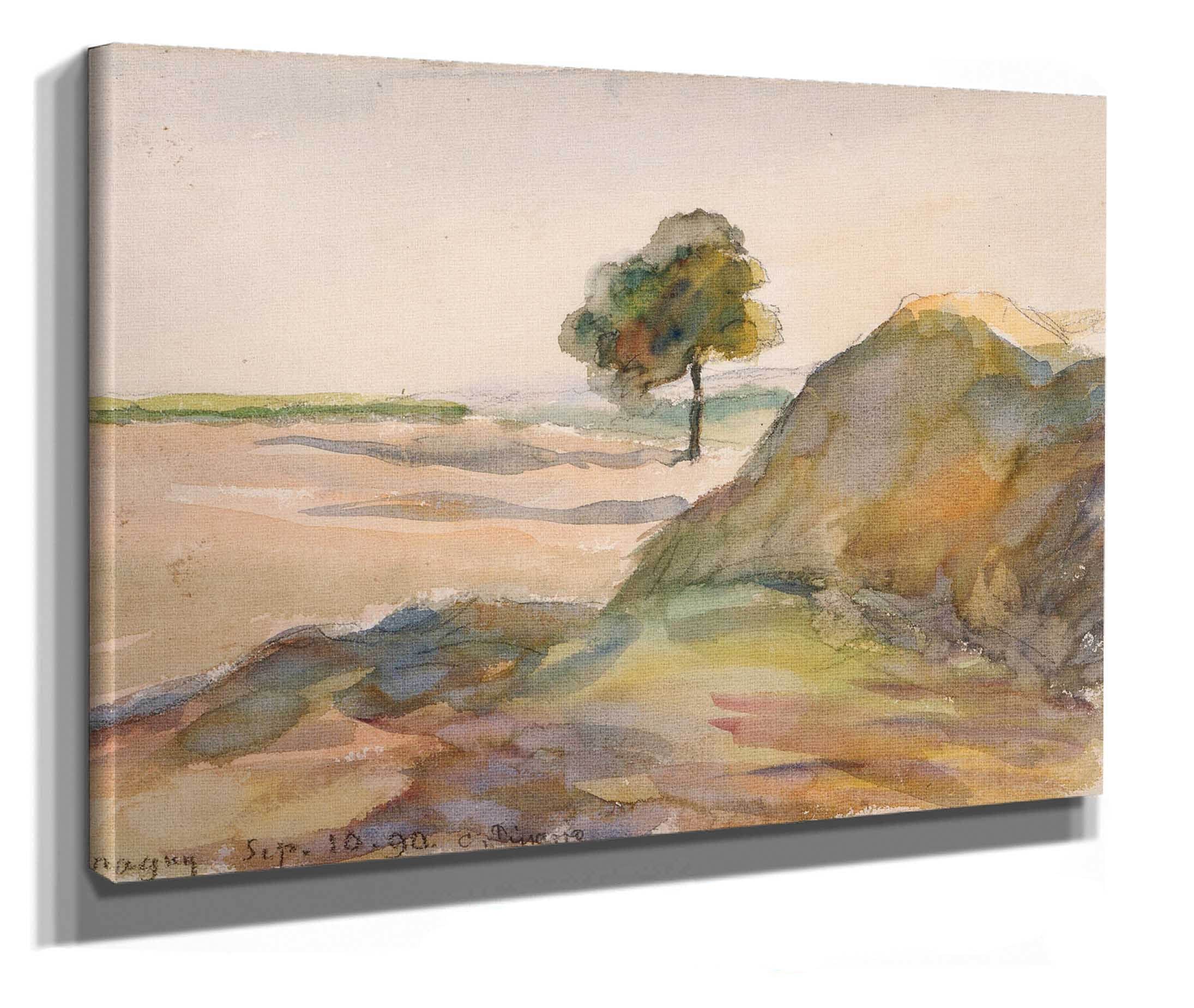Paysage Eragny by Camille Pissarro