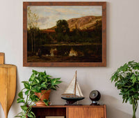 Paysage Etang by Charles Francois Daubigny