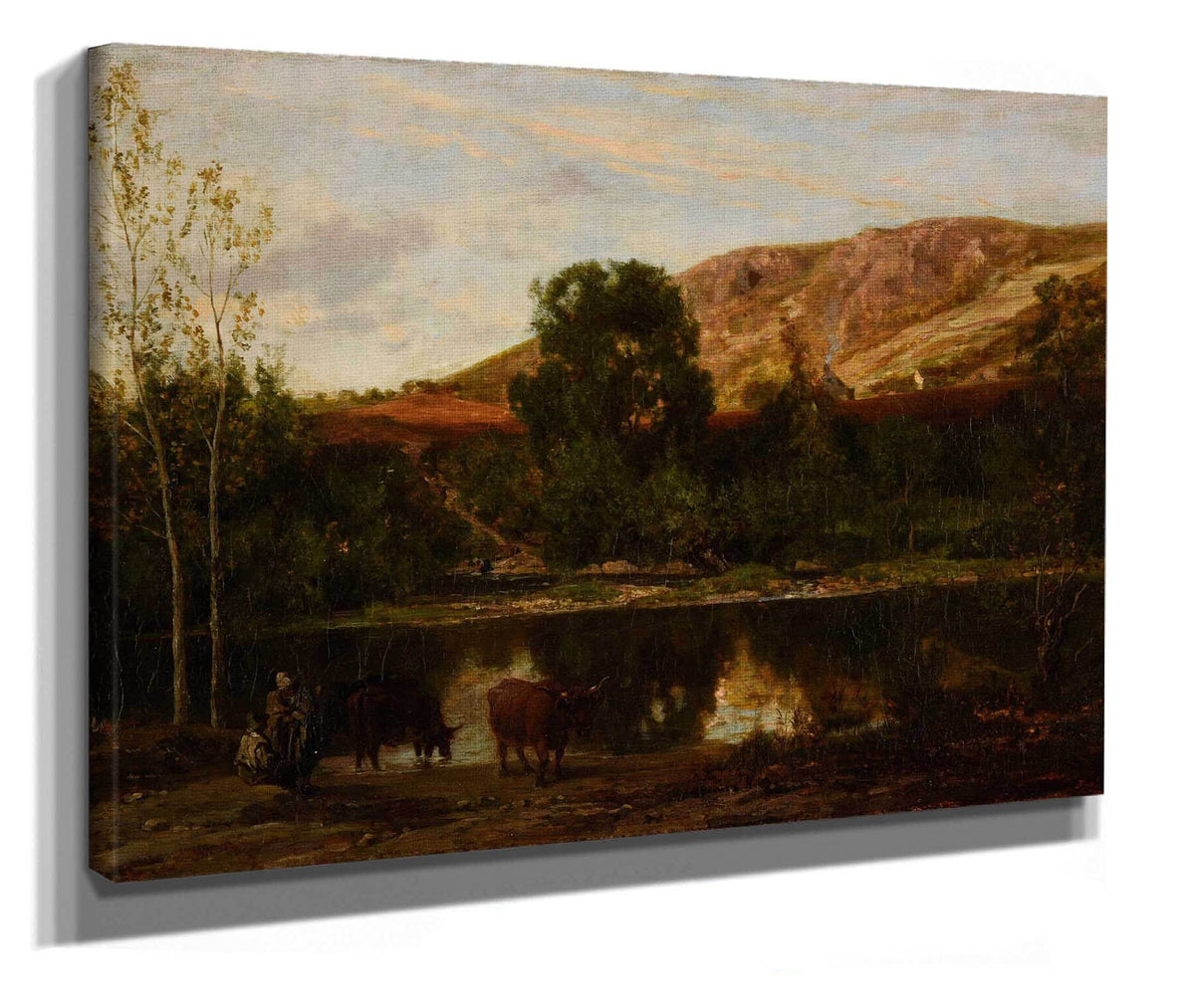 Paysage Etang by Charles Francois Daubigny