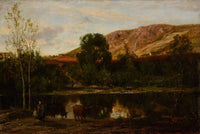Paysage Etang by Charles Francois Daubigny